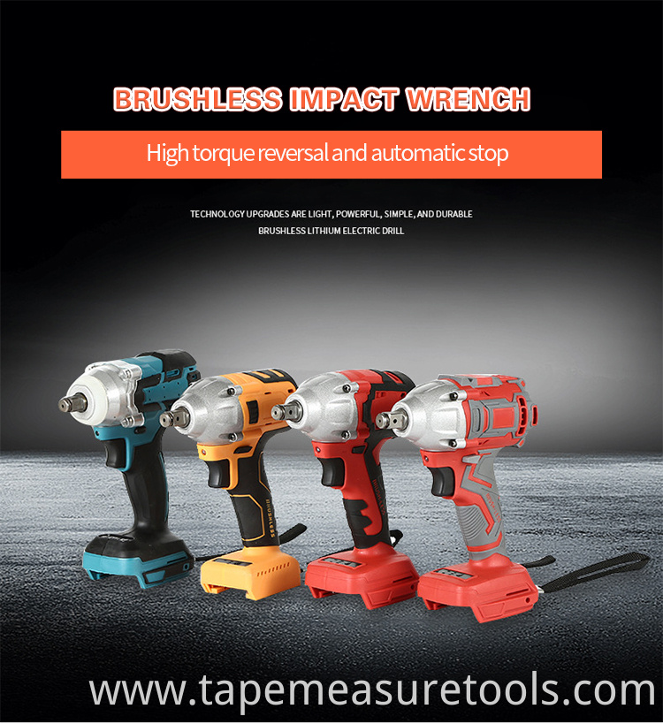 wholesale Industrial electric cordless brushless impact wrench for auto repair woodwork